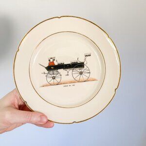 Vintage Kaolena Stagecoach Break No. 363 Plate - Made in California